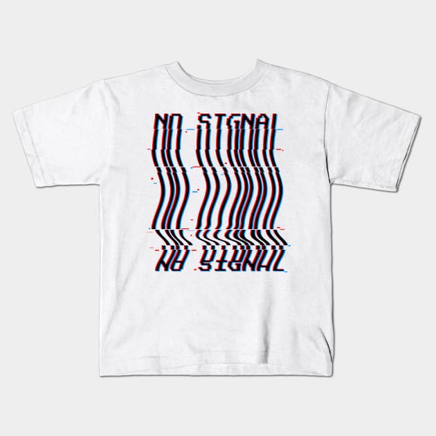 No Signal Kids T-Shirt by Z1